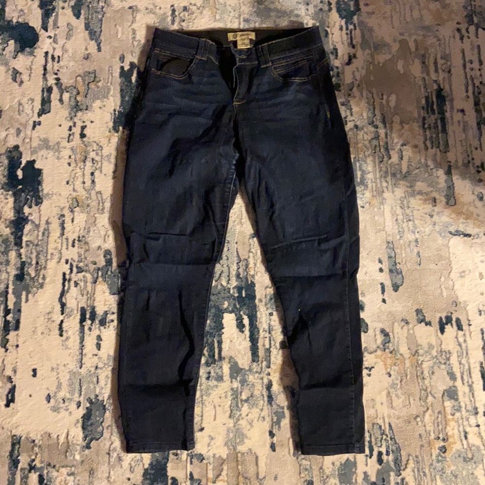 Jeans!!  Stretchy and super comfortable :)